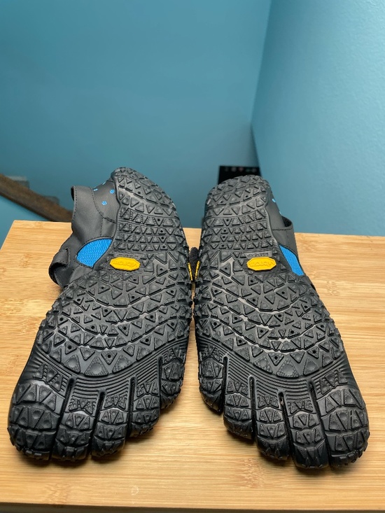 Vibram FiveFingers V-Aqua Blue Black Water Shoes 19M7301 49 13-14 EUC! main image 11